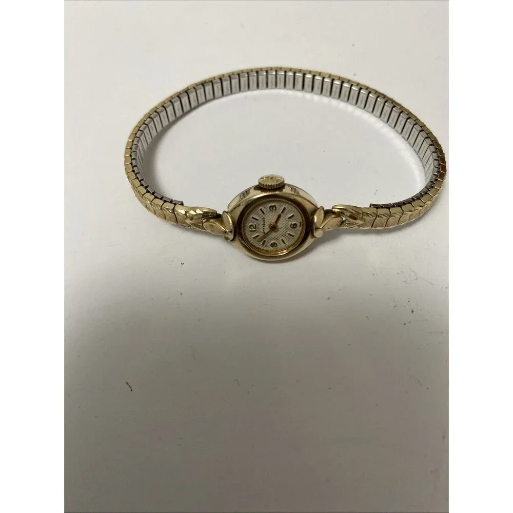 Wittnauer Women’s Watch 10k Gold Filled For Parts/Repair In Box  READ